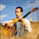 Jaquette de : Roberto Moronn Pérez - Andrés Segovia Archive I