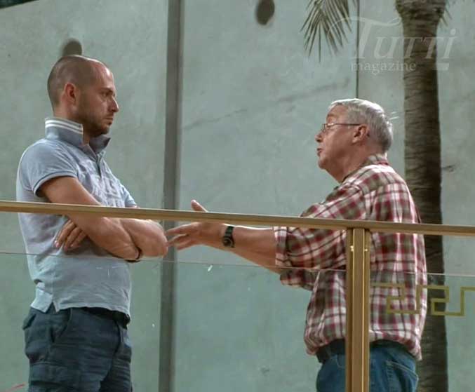 Alex Esposito (à gauche) répète avec Graham Vick.