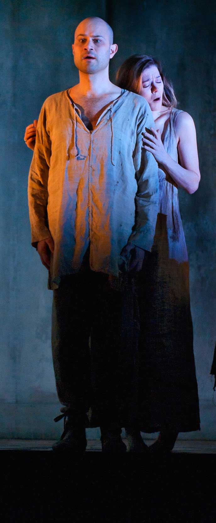 Barbara Hannigan (Agnès) et Bejun Mehta (Le Garçon).  © Stephen Kummiskey