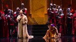 Plácido Domingo et Anja Harteros dans Simon Boccanegra en 2010 à la Scala