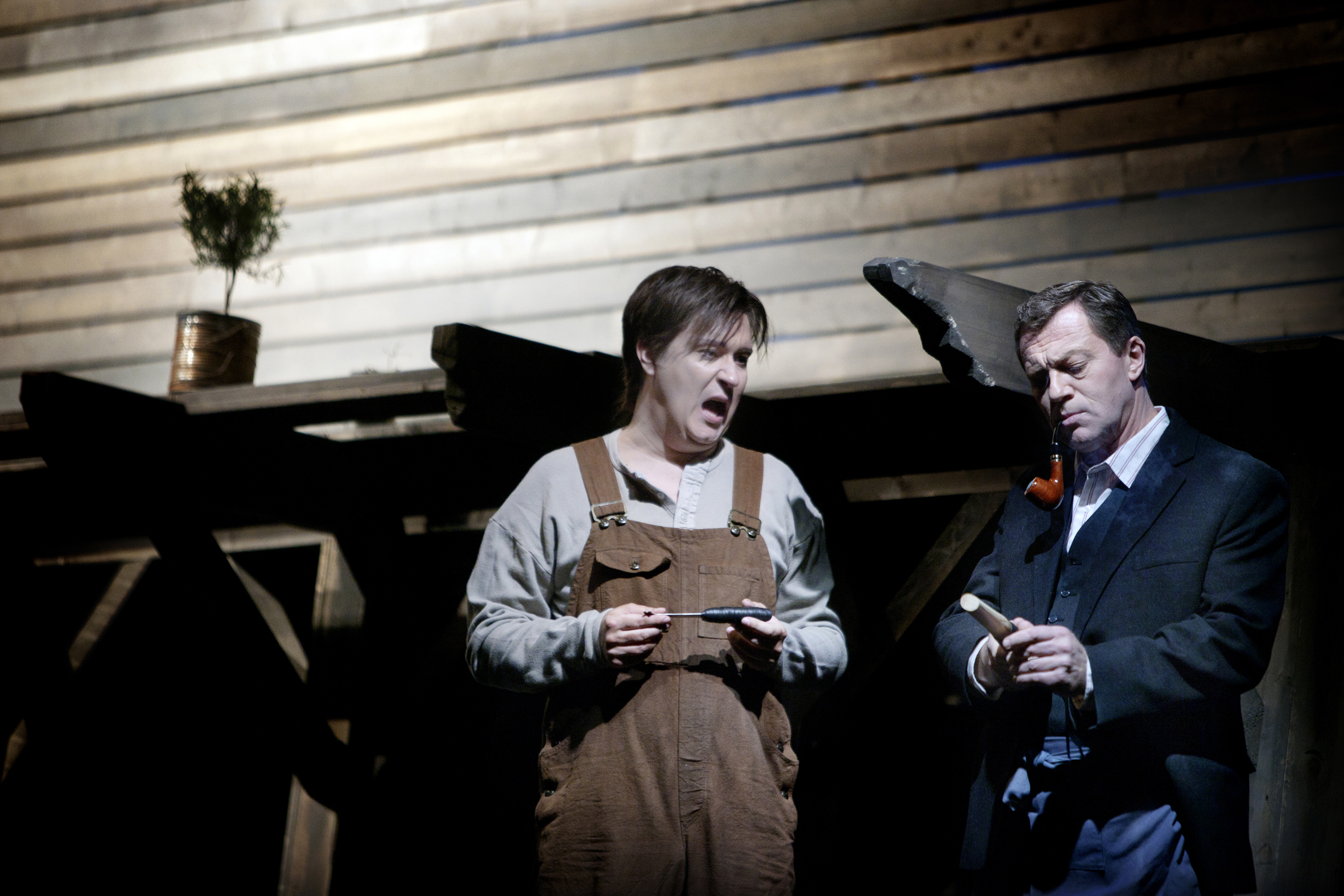 Daniel Frank (Laca Klemen) et Per Hoyer (Starek).  © Malin Arnesson