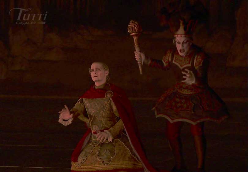 Stéphane Degout (Thésée) et Marc Mauillon (Tisiphone).