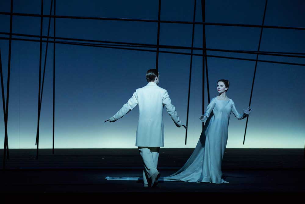 Stéphane Degout et Elena Tsallagova dans <i>Pelléas et Mélisande</i> sous la direction de Philippe Jordan.  © Elisa Haberer/OnP