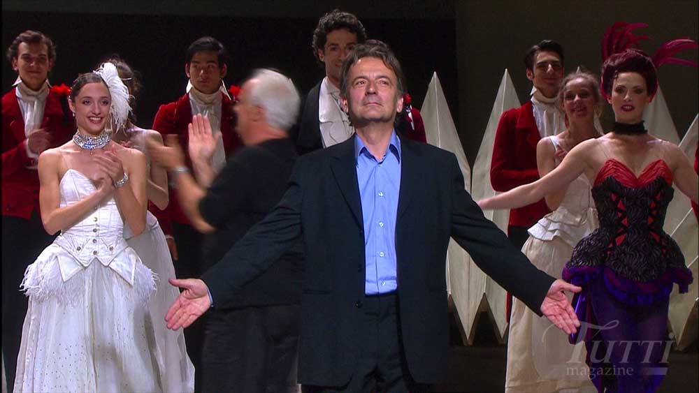 Le compositeur Denis Levaillant, à l'issue de la représentation.