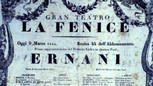 Verdi Ernani - Affiche de la création