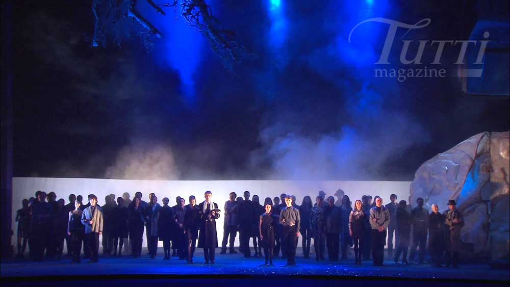 Finale de <i>La Femme sans ombre</i> mis en scène par Jonathan Kent au Théâtre Mariinsky.