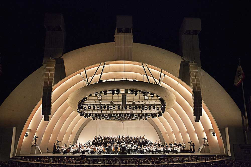 <i>Requiem</i> de Verdi à l'Hollywood Bowl en août 2013.  © Augusta Quirk