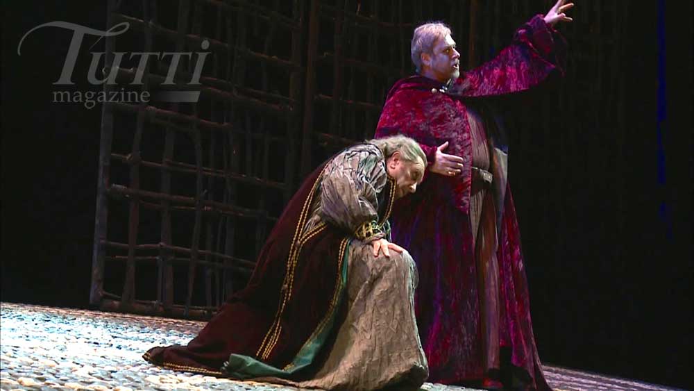 Leo Nucci (Simon Boccanegra) et Roberto Scandiuzzi (Jacopo Fiesco).