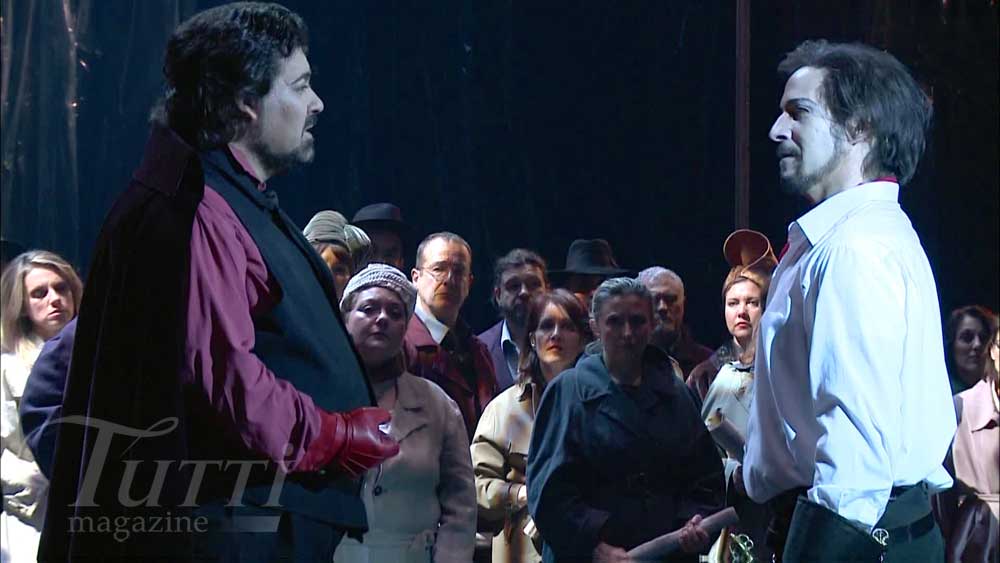 Leonardo Lopez Linares (Rolando) et Andrew Richards (Arrigo) dans <i>La Bataille de Legnano</i>.