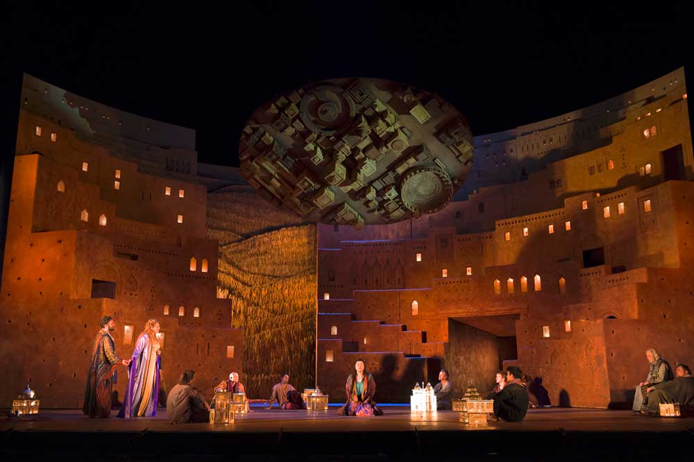 <i>Les Troyens</i> de Berlioz. Décor de Es Devlin.  © ROH/Bill Cooper, 2012