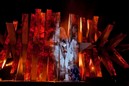 Finale de La Walkyrie mise en scène par Robert Lepage