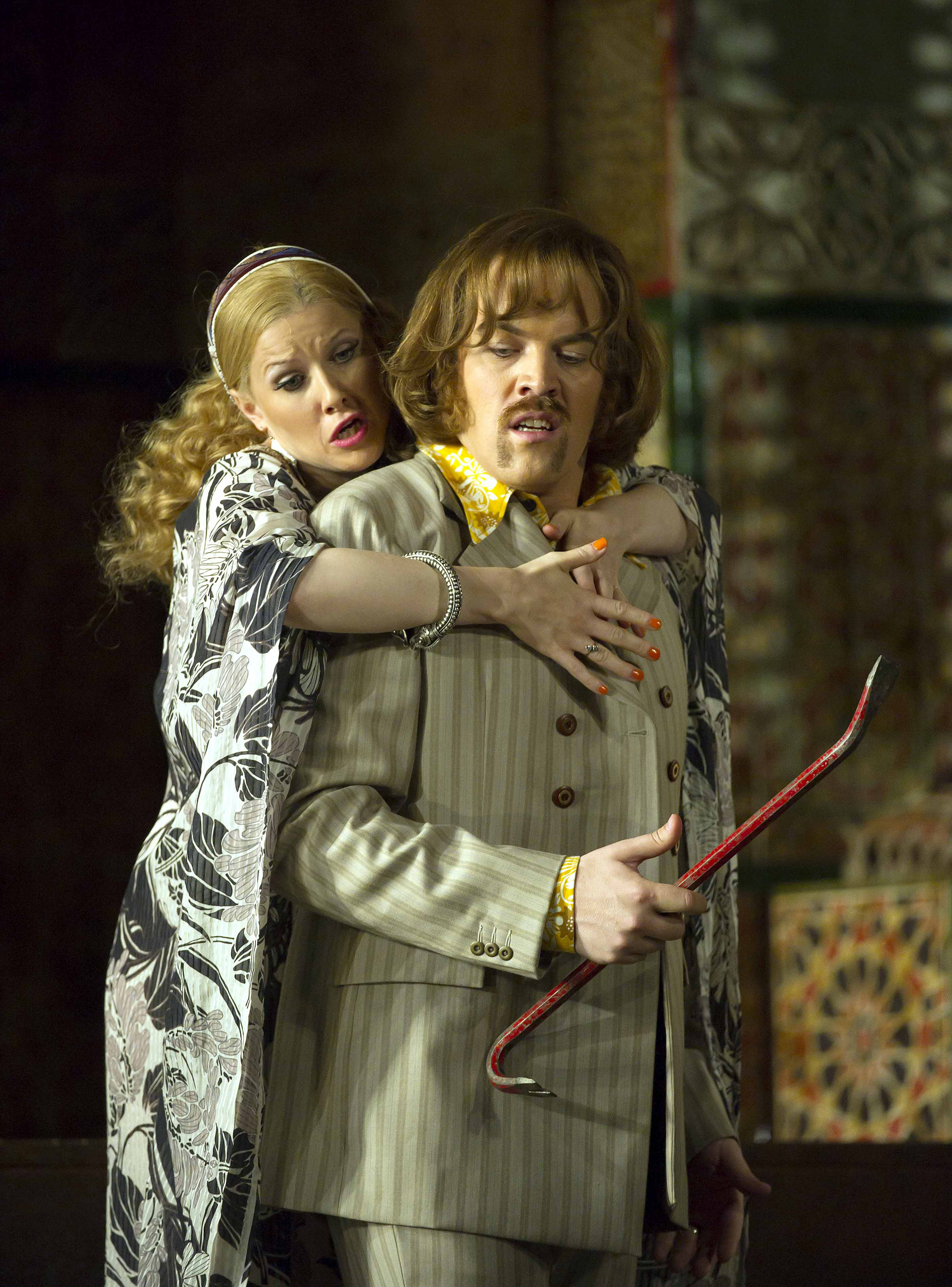 Sally Matthews et Audun Iversen (la Comtesse et le Comte Almaviva) dans <i>Les Noces de Figaro</i> mis en scène par Michael Grandage à Glyndebourne.  © Alastair Muir