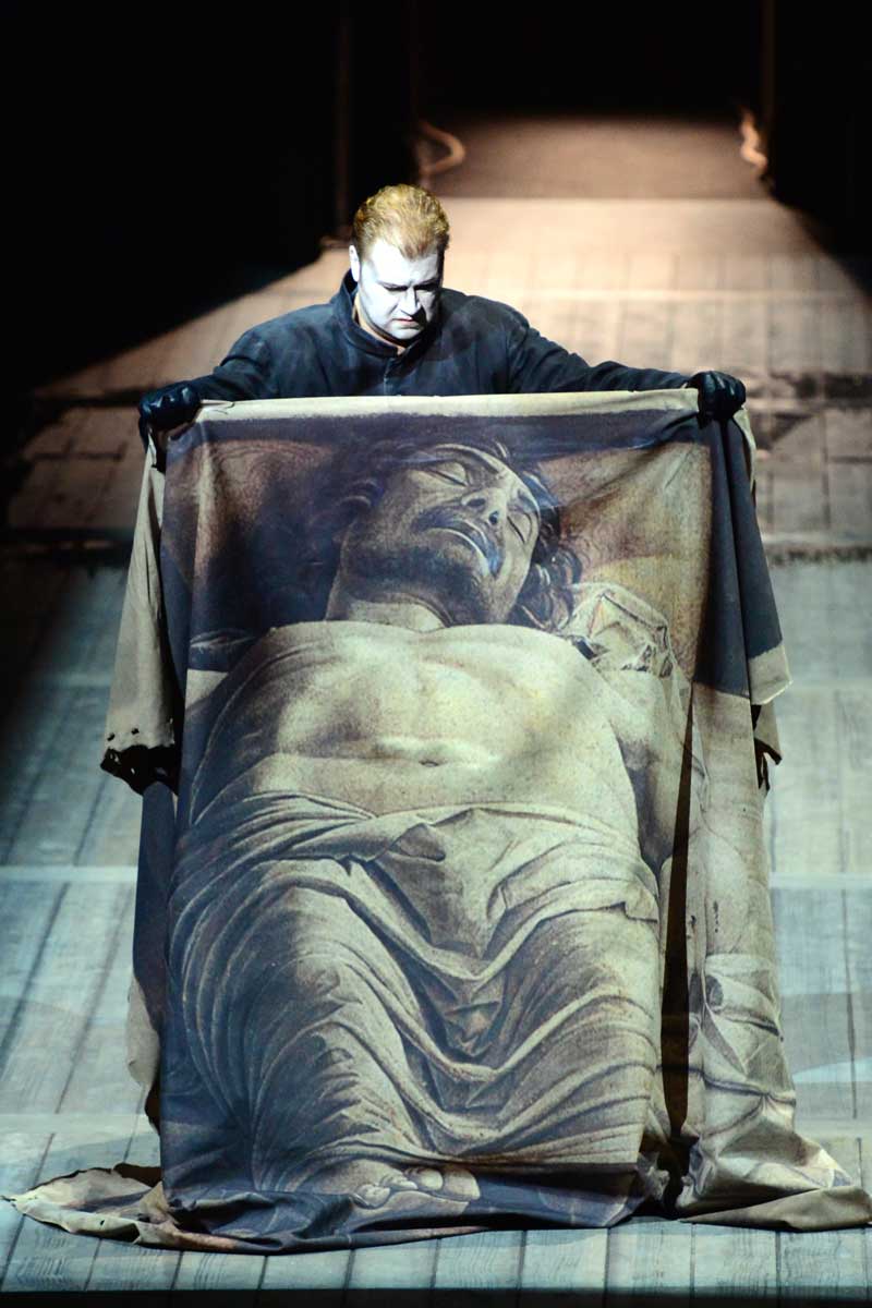 Torsten Kerl dans le rôle-titre de <i>Rienzi</i>.  © Tommaso Le Pera