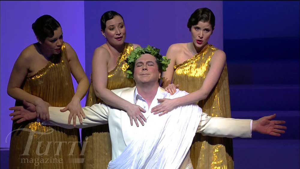 Robert Dean Smith interprète le rôle de Bacchus dans <i>Ariane à Naxos</i> mis en scène par Philippe Arlaud.