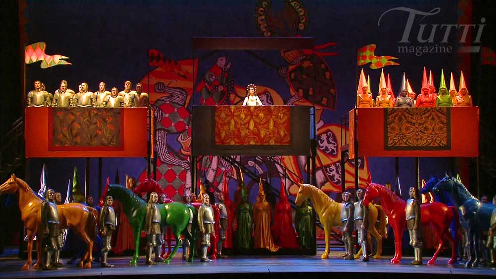 <i>Robert le Diable</i> au ROH de Londres. Mise en scène de Laurent Pelly et décors de Chantal Thomas.