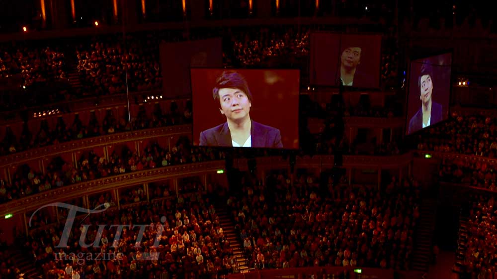 Diffusion multi-écrans pour le récital de Lang Lang au Royal Albert Hall.