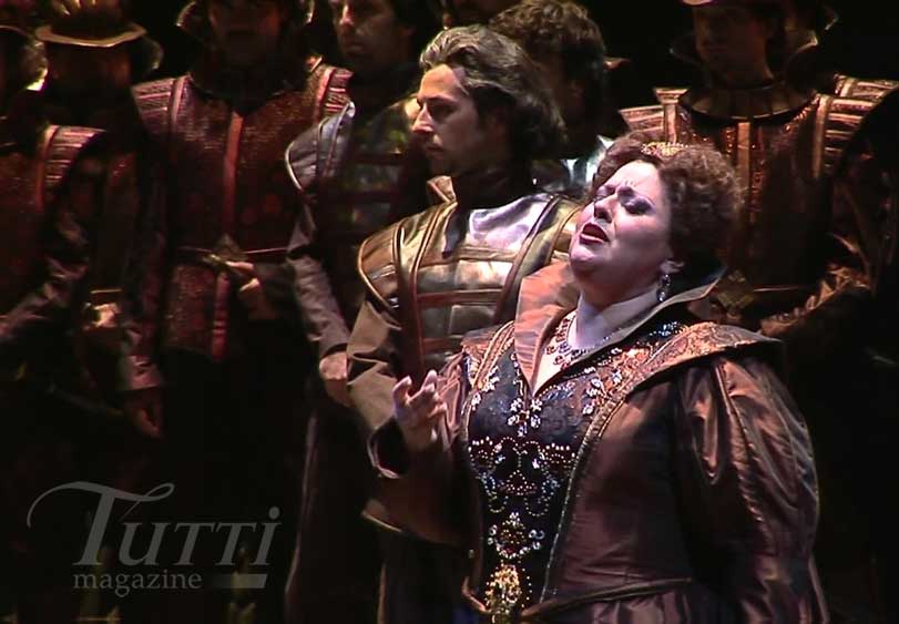 Susan Neves chante Elvira dans <i>Ernani</i> à Parme.