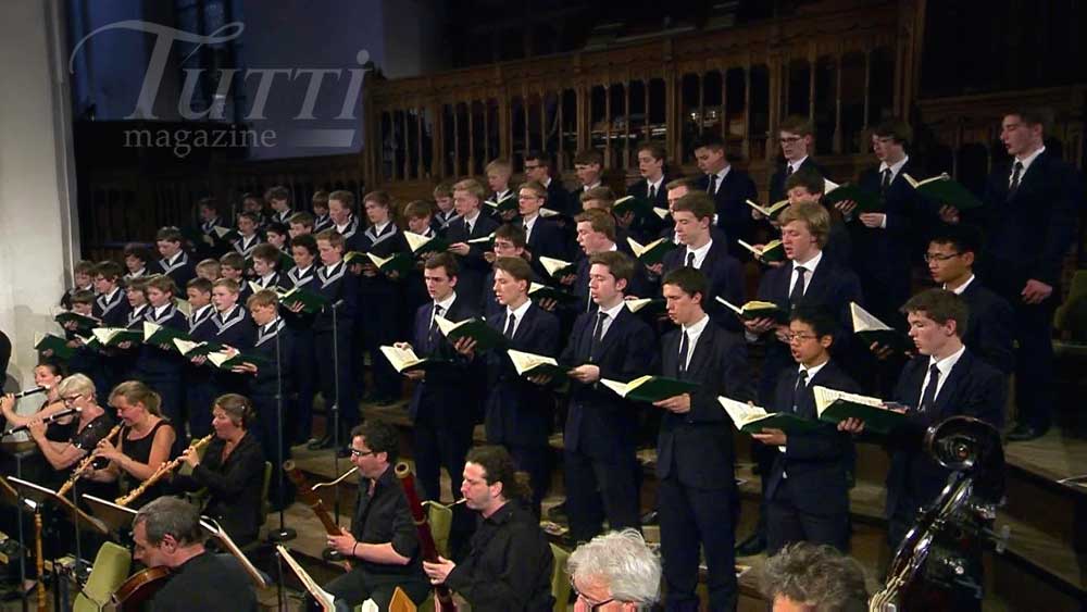 Le Freiburger Barockorchester et le Thomanerchor Leipzig rassemblés le 23 juin 2013 pour la <i>Messe en si mineur</i> de Bach.