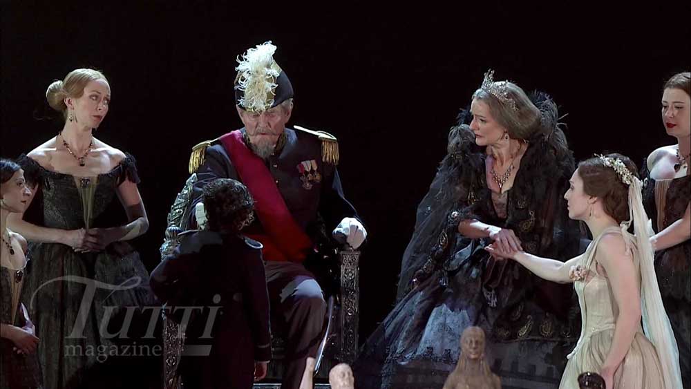 Scène des <i>Troyens</i> à Covent Garden.