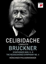 Jaquette de : Celibidache dirige Bruckner - Coffret 3 DVD + 2 CD